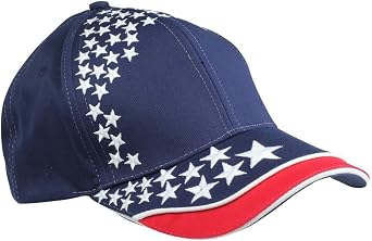 2 Packs USA Flag Patriotic Baseball Cap/Hats 2 Pack for Price of 1