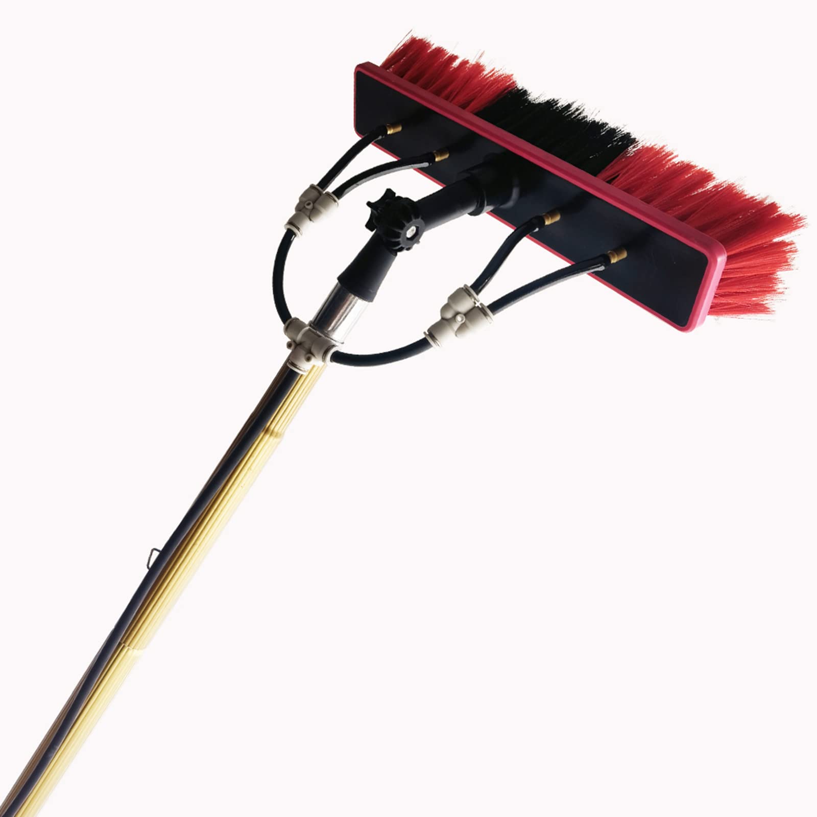 12ft-30ft Water Fed Telescopic Extended Extension Conservatory Hose Fed Brush Kit(3.6m/12ft)