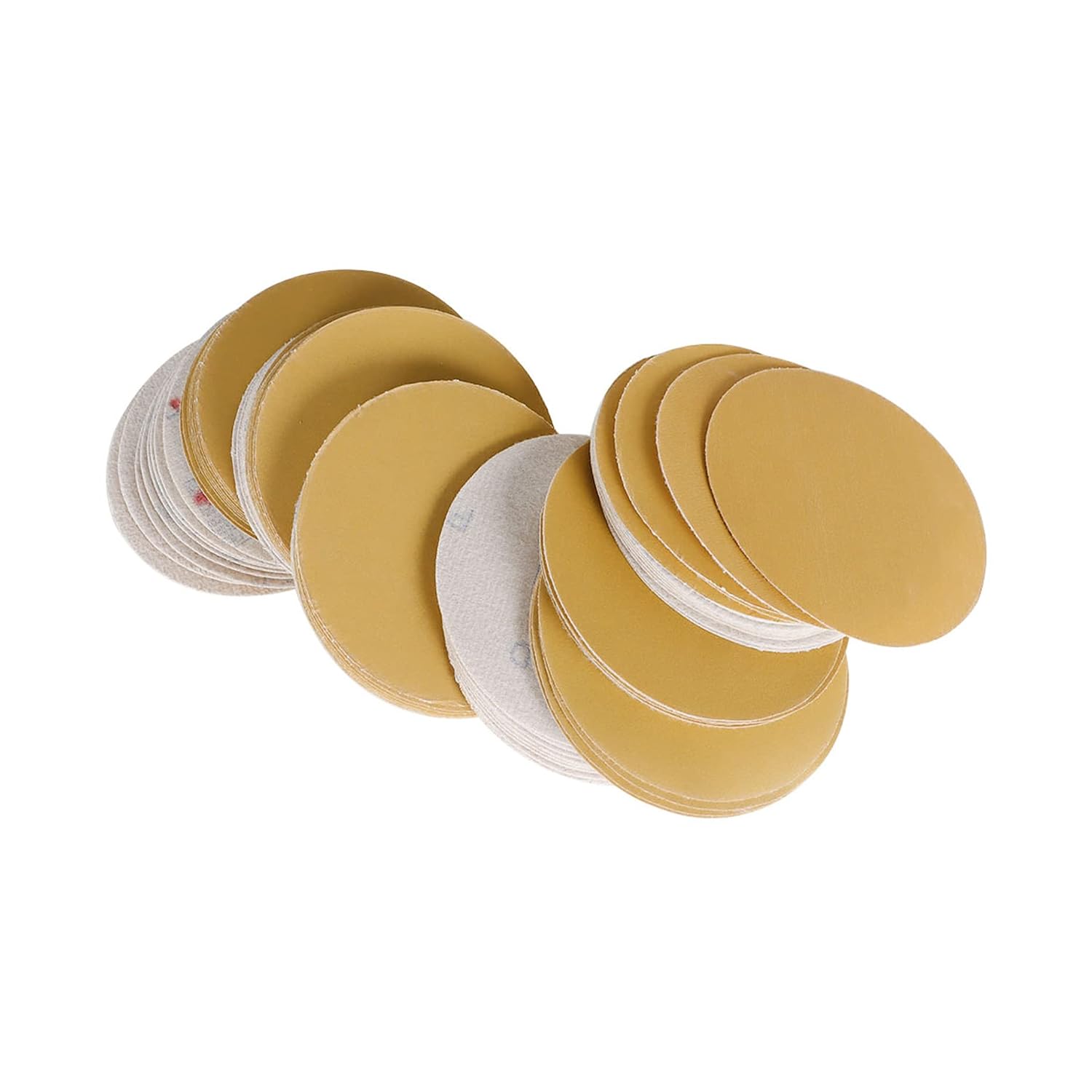 kimllier 100Pcs 5 Inch 60 Grit Sanding Disc Roll No Hole Fit for Automotive, Marine, Industrial, Woodworking