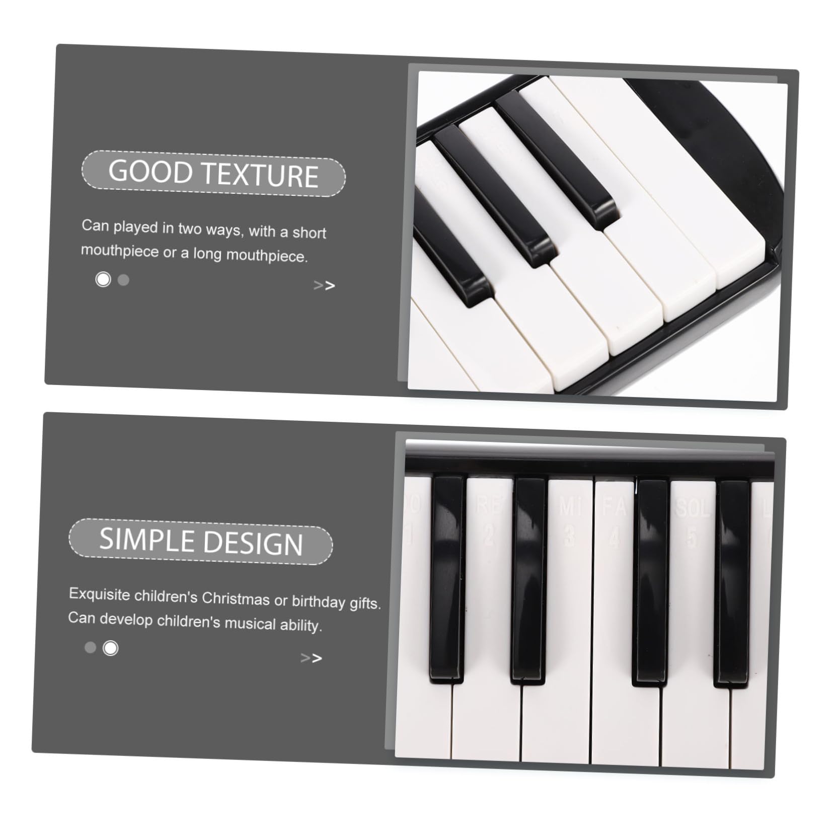 Melodica Tasti Bocchini Corto Per Principianti Strumento Musicale Per Ragazzo Ragazza Ragazza e Adulti Per Apprendimento e Spettacoli