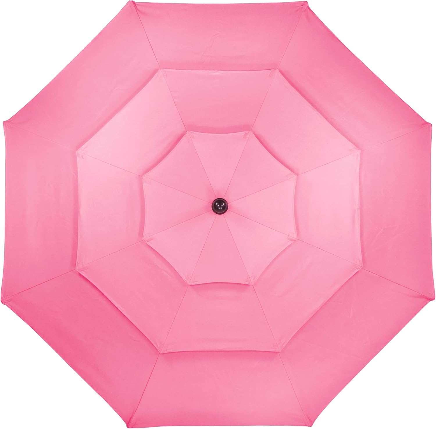 Northlight 9.75ft Outdoor Patio Market Umbrella with Hand Crank and Tilt, Pink