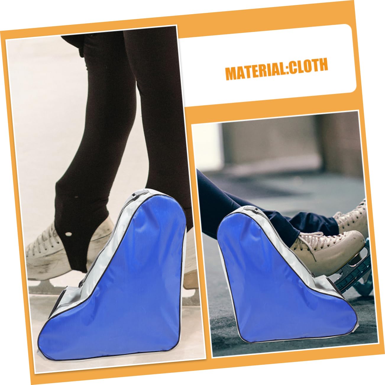 BESPORTBLE 2pezzi Per in Materiale Resistente Con Scomparto Spazioso e Cinghie Regolabili Adatta Artistici e Rotelle Design e Zaino Portatile