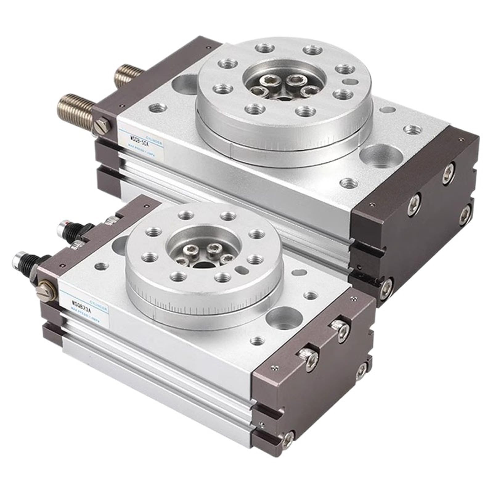 Vérin pneumatique réglable MSQB50A pour corriger les erreurs d'alignement rotatif industriel