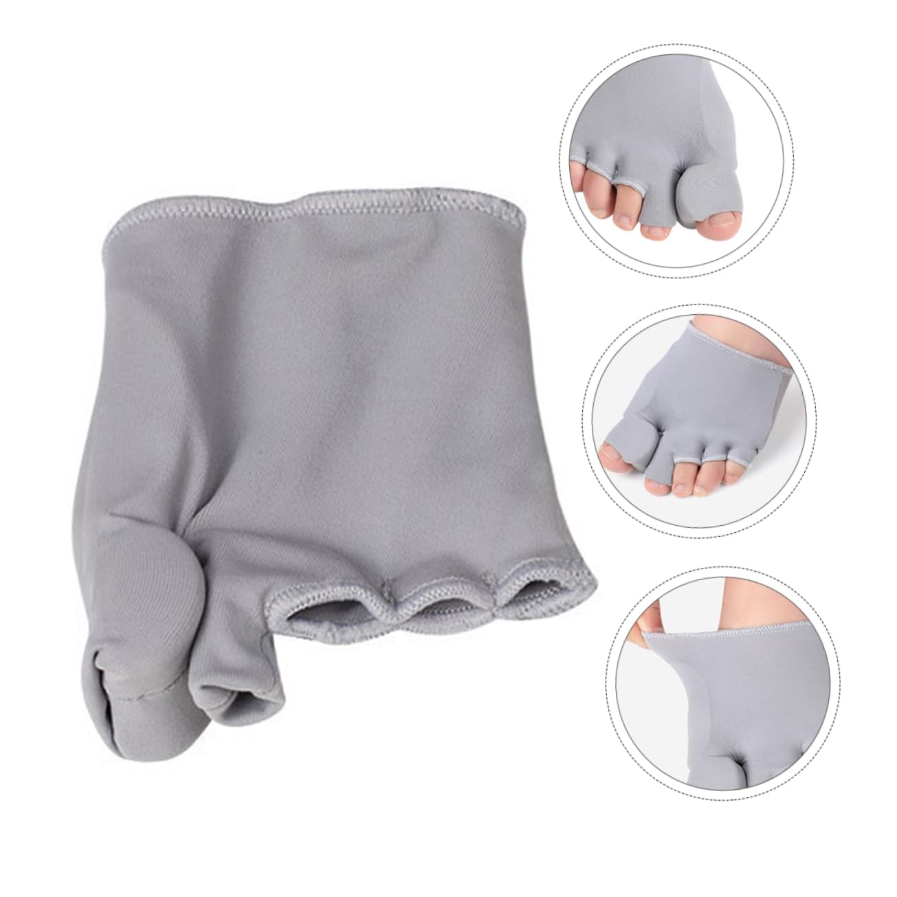 BESTYASH 1Pc Light Grey Bunion Separator for Relief and Nail Comfortable and Durable Design Easy to Use for Everyday Wear