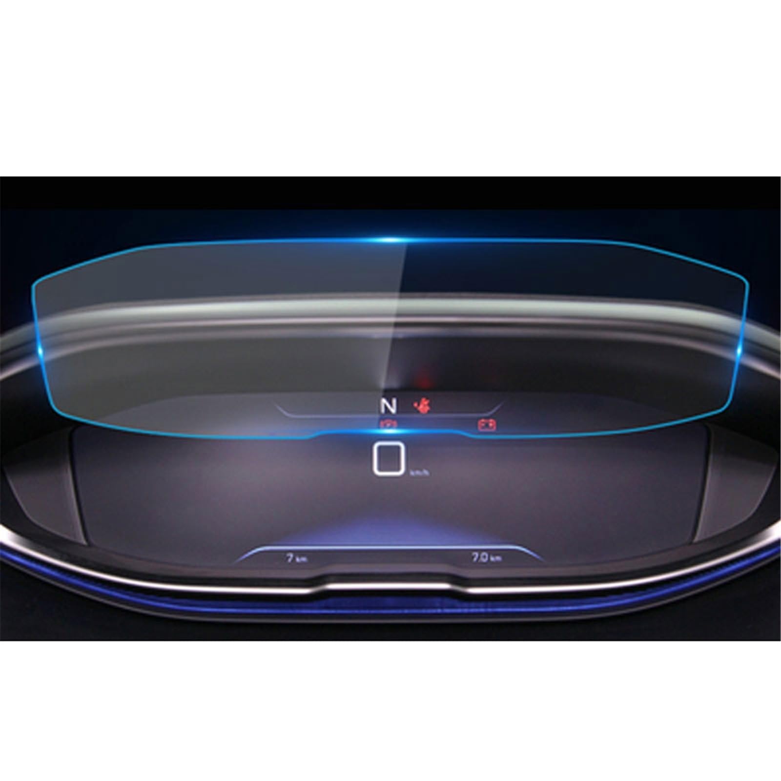 Protection d'écran en verre trempé pour GPS Peugeot 3008 5008 anti-rayures haute transparence