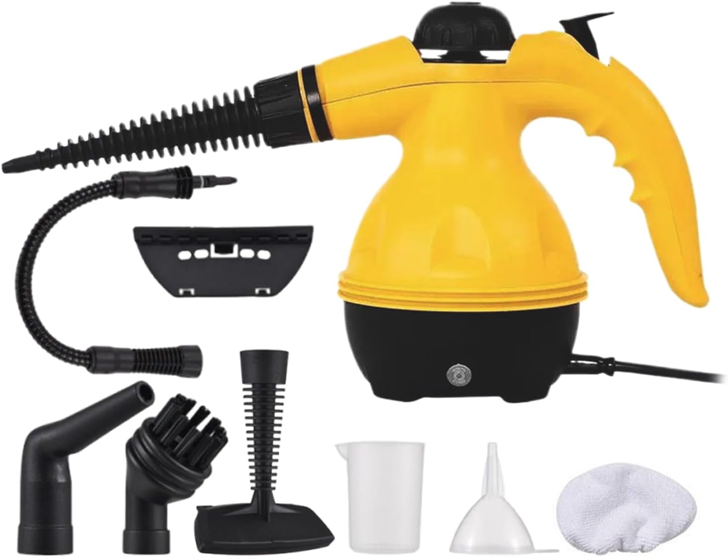 Steam Cleaner for Home, 1250W Multi-Purpose Portable Steamer, Powerful Kitchen Bathroom Cleaning Tool for Car Upholstery Window Dirt Grease