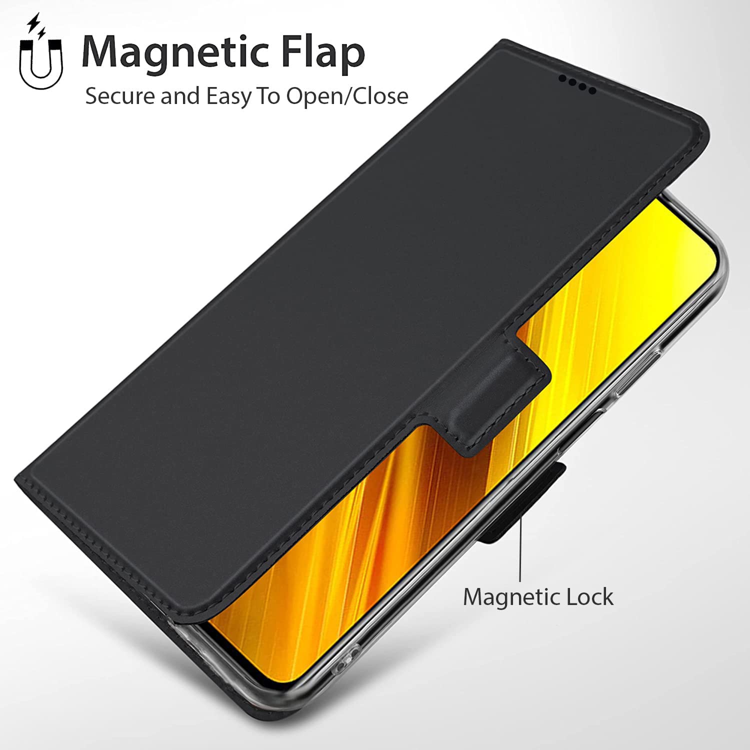 Kapa Pixel 7 Pro Leather Flip Case - Magnetic & Card Holder -5