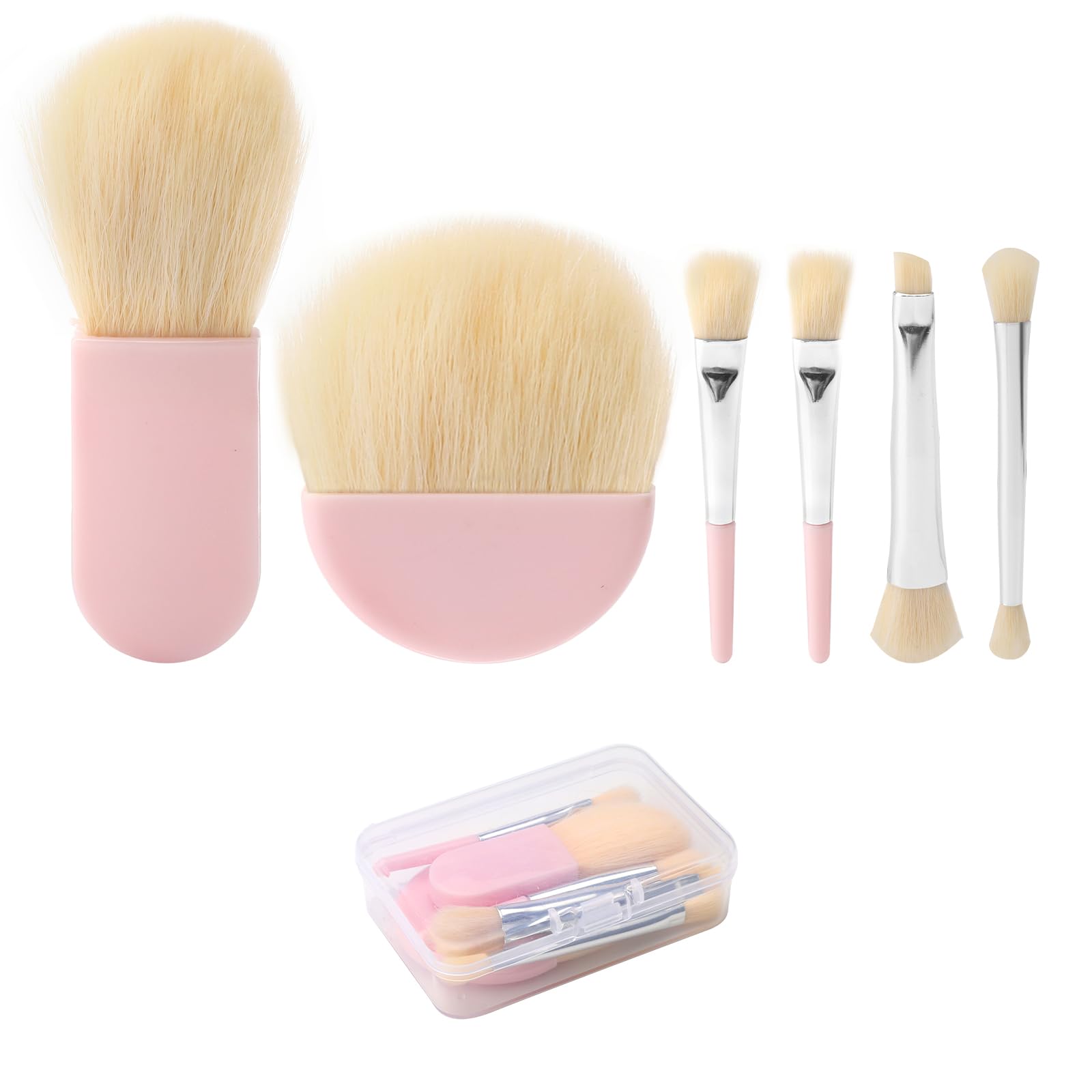 Amazon.co.jp: LATTCURE メイクブラシ メイクブラシセット ミニ 6本