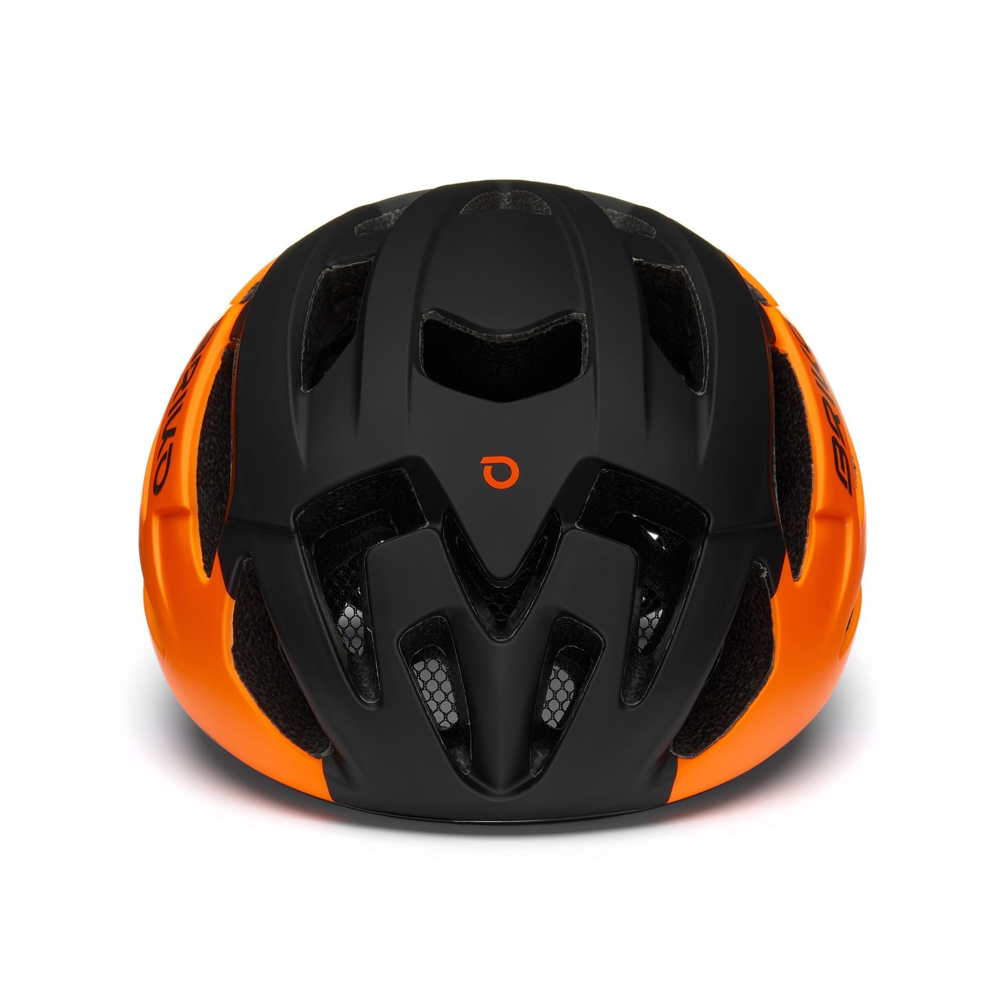 Briko Blaze, Helmet Unisex Dorosły, Mat Black-Orange, M