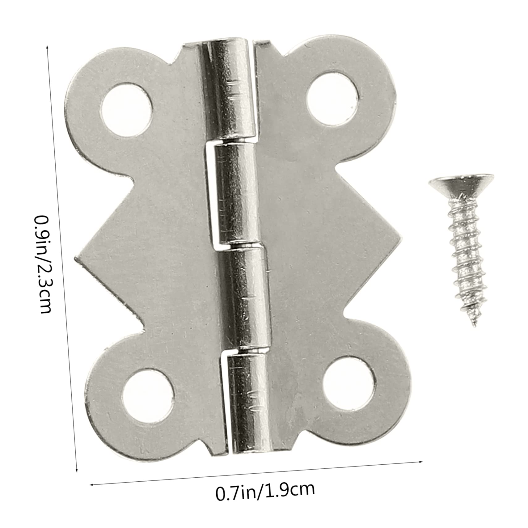 Artibetter 144pezzi Cerniere Antico Per Mobili e Scatole Design Retro e Resistente Cerniere Decorativi Per Armadi e Librerie Ottime Per Progetti Fai Te
