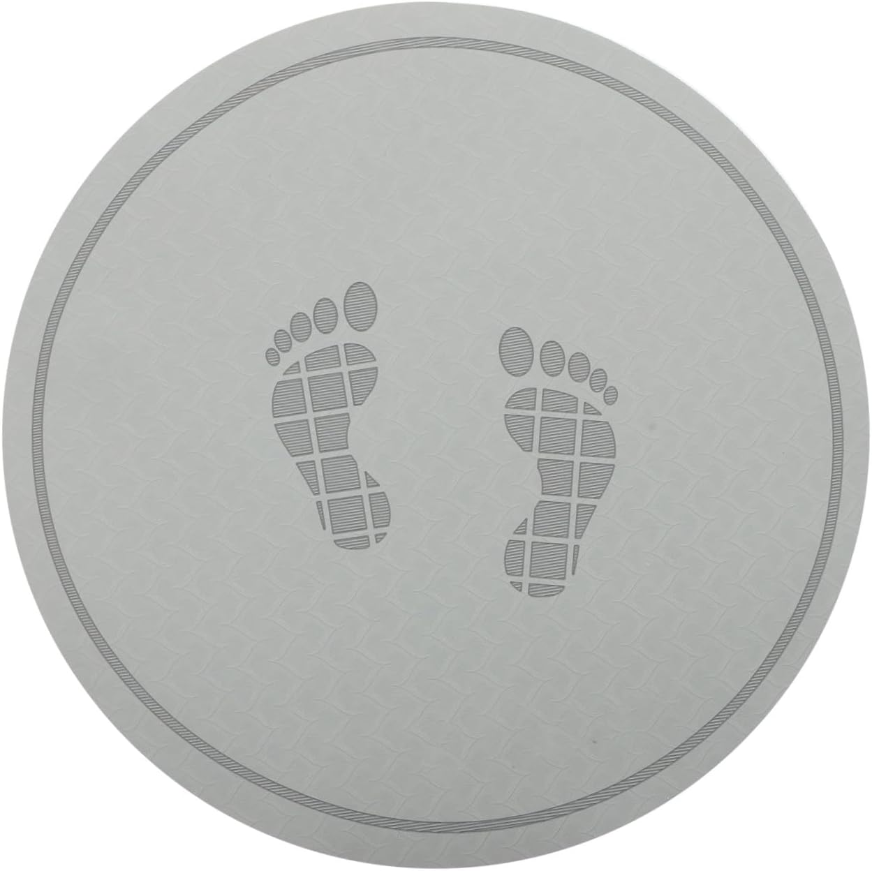 Cabilock Multi-function Skipping Rope Mat 58cm X 58cm X 8mm Shock-absorbing Quiet Workout Mat for Home Exercise Portable Sports Pad and Adults