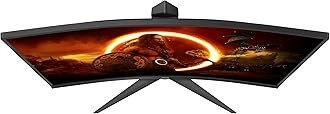 AOC gaming C27G4ZXE - 27 Inch Curved FHD Monitor, 280Hz, 0.3ms, Fast VA, HDR10, Esports base, low Input Lag, FreeSync (1920 x 1080,300 cd/m2, HDMI 2.0 / DP 1.2)