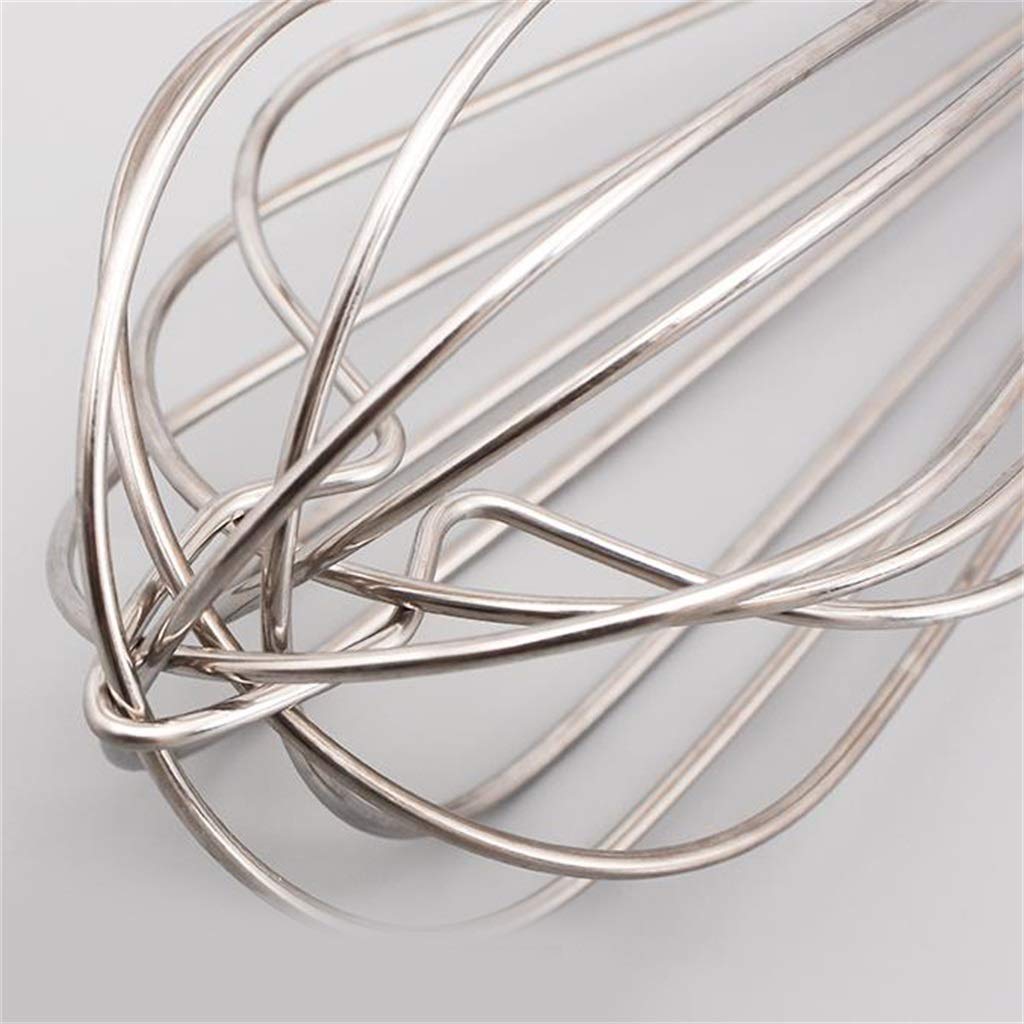 ZHANGXIAO Varillas de batir,Acero Inoxidable Usado for Remover Cocina Herramientas for Hornear Globo Varillas de batir (tamaño : 42×9cm)