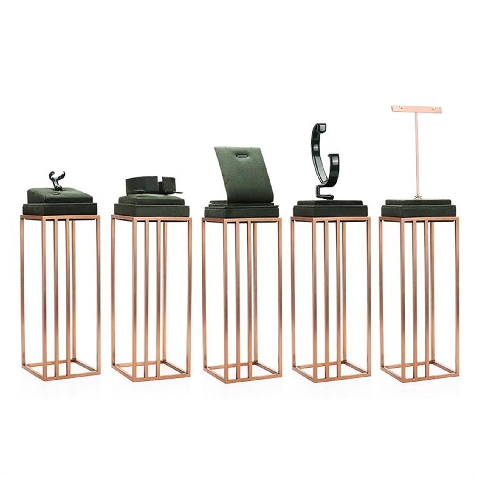 Set di 3 Supporti per Gioielli, espositore per Gioielli in Metallo, Organizer per bracciali, Supporto sospeso per bracciali, Porta bracciali rigidi, Contenitore per Organ