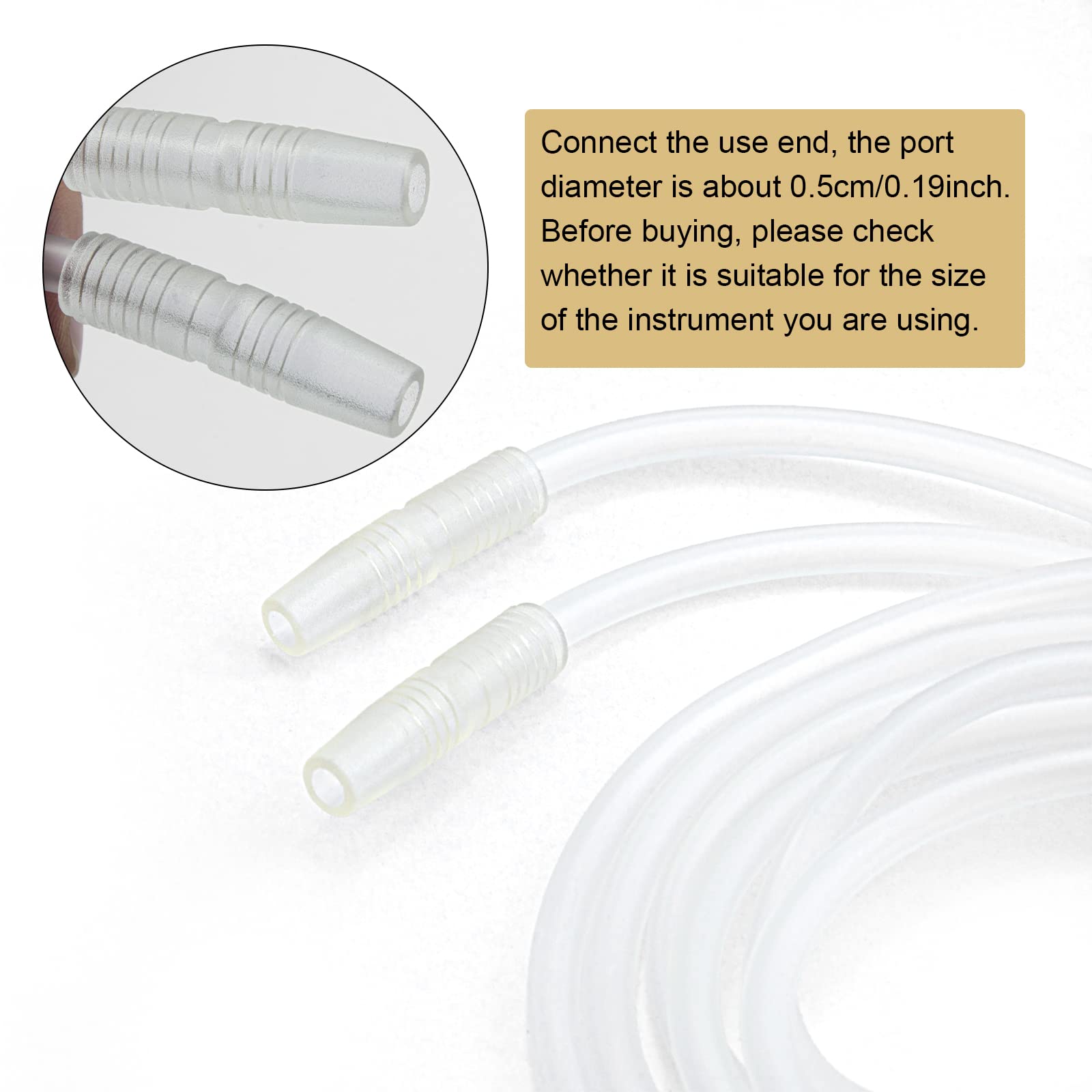 ELITZIA 6x3 trasparente tubo in silicone accessorio per ELITZIA allargamento del seno pompa a vuoto tazze forma di sollevamento del seno macchina digitale seno bellezza salone Spa