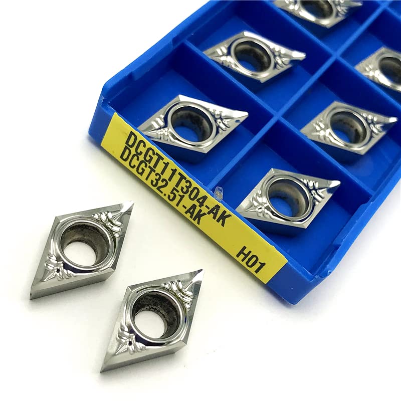 Lathe Tools 10pcs DCGT11T304 AK H01 Herramientas CNC miniatura 2