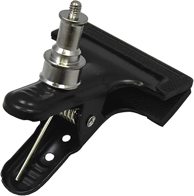 BlueDot Trading Photo Studio Clamp with Spigot and Â¼ inch Threads, for Photography Lighting Studio Accessories, Umbrellas and Backgrounds, One (1) Clamp