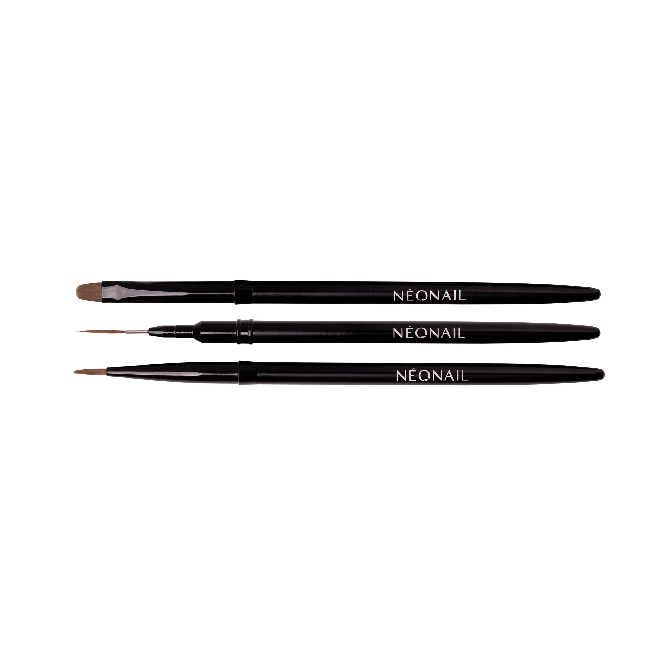 NÉONAIL Zestaw pędzelków do zdobień Nail Art Brush Set
