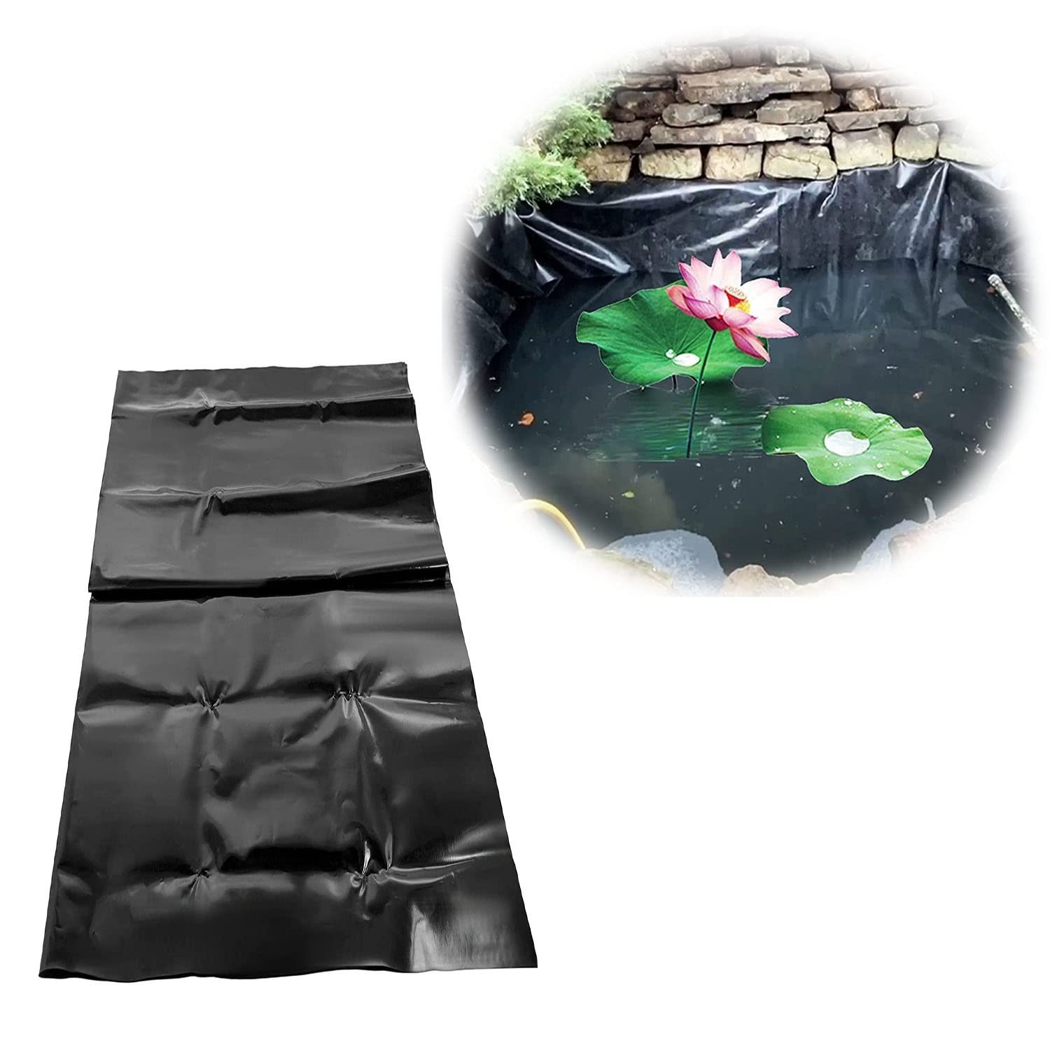 Bâche de bassin étanche pour stopper les fuites bâche flexible pour fontaine et poisson