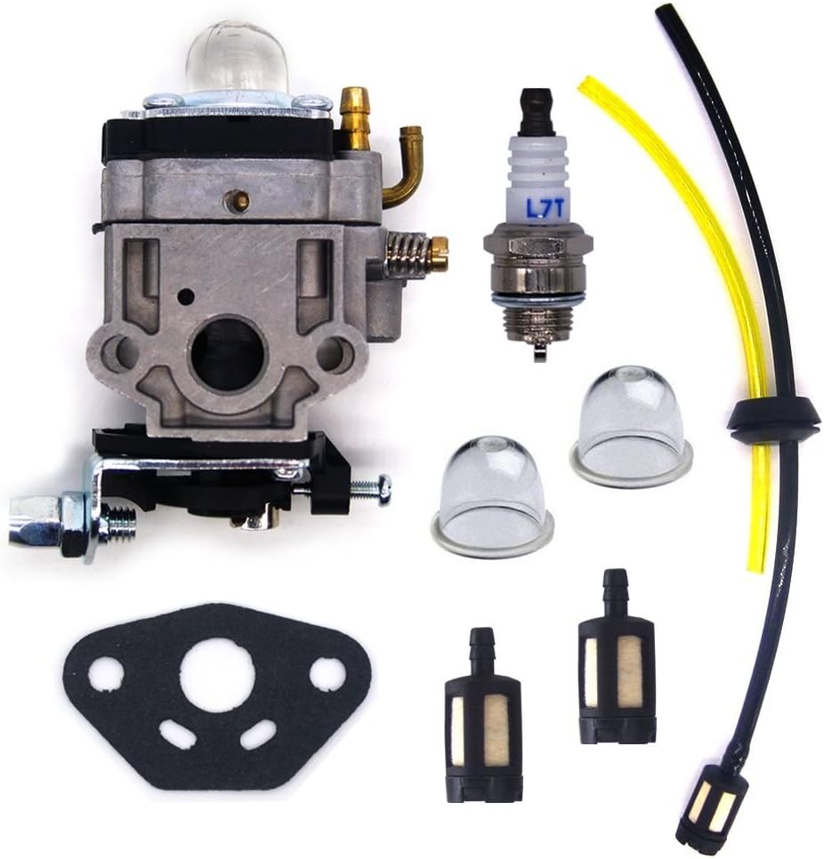 FitBestCarburetor with Fuel Tune-Up Kit for Walbro WYJ-138 WYK-186 Echo SHC-260 SHC-261 PB-260L Shindaiwa T242X T242 Trimmer
