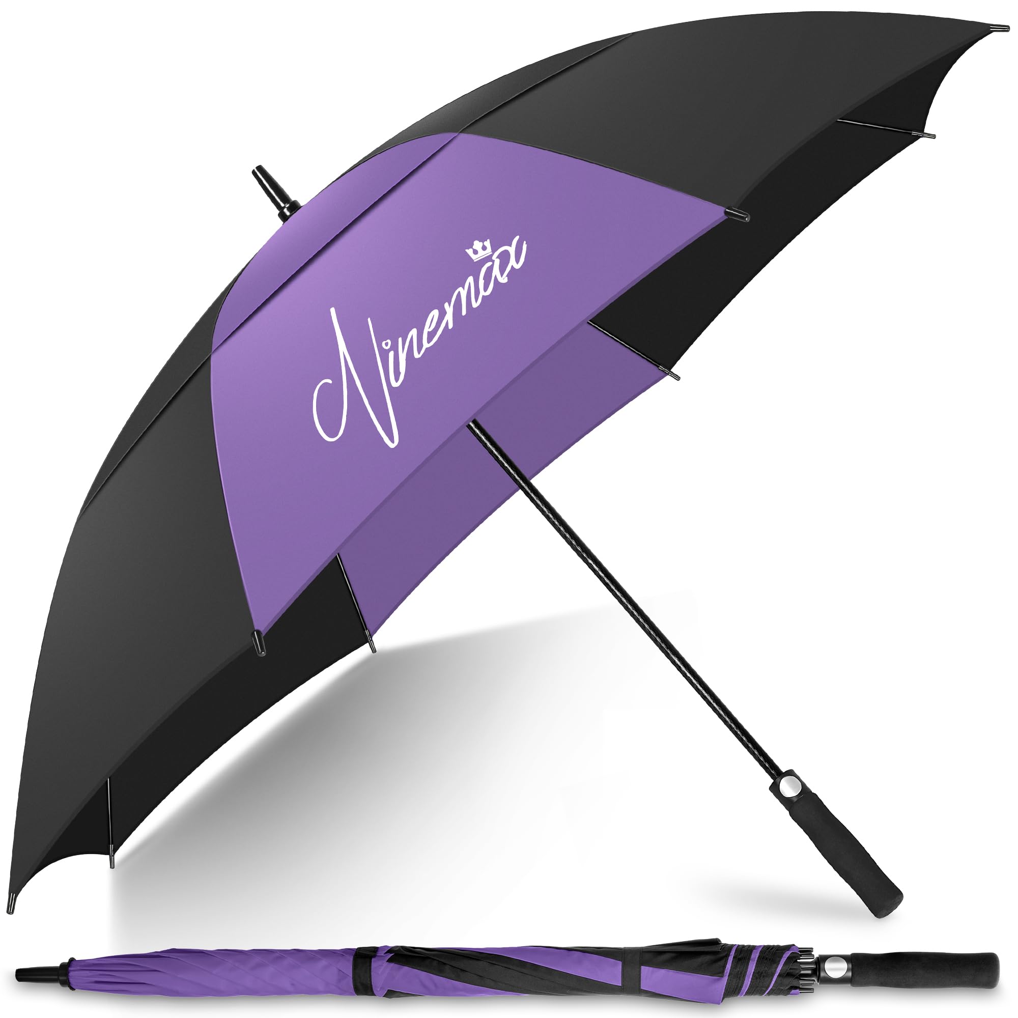 NINEMAX Golf Umbrella Windproof and Rainproof, Large Umbrella Double Canopy — image 1