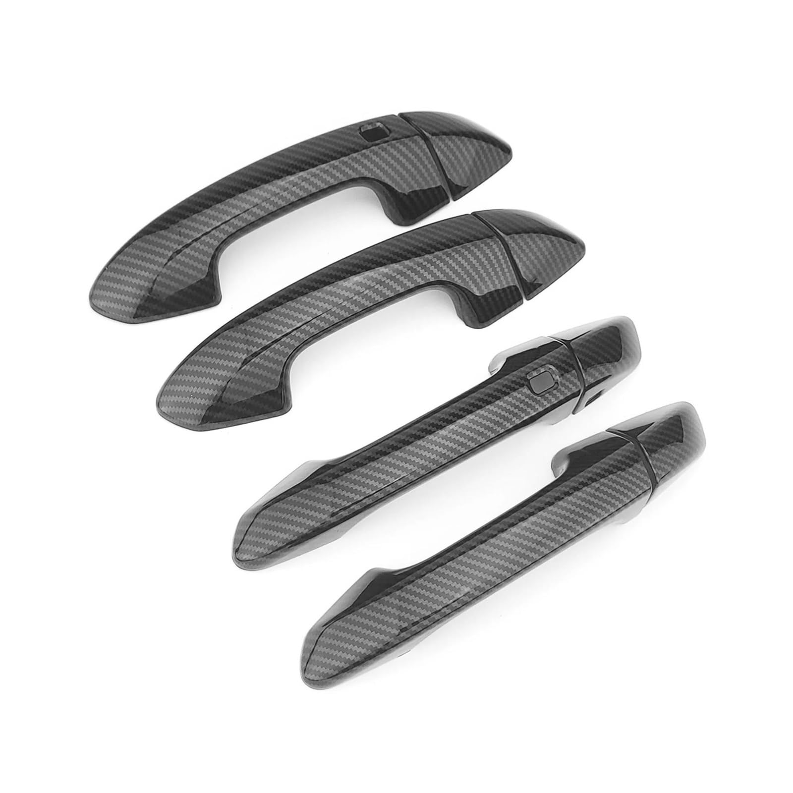 MTVTFECEWG for Kia for Stinger 2018 2019 2020 2021 2022 2023 Car Outer Door Handle Covers (Carbon Texture)