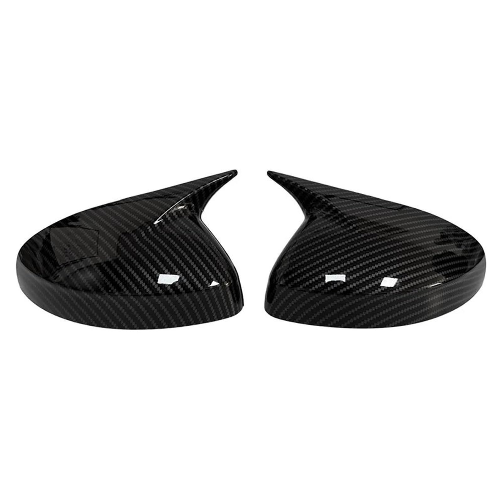 Car Rearview Side Mirror Cover Wing Cap Exterior Door Housing Trim Adhesive Sticker for A1 2011-2018 YIJIAVSX(Carbon Look)