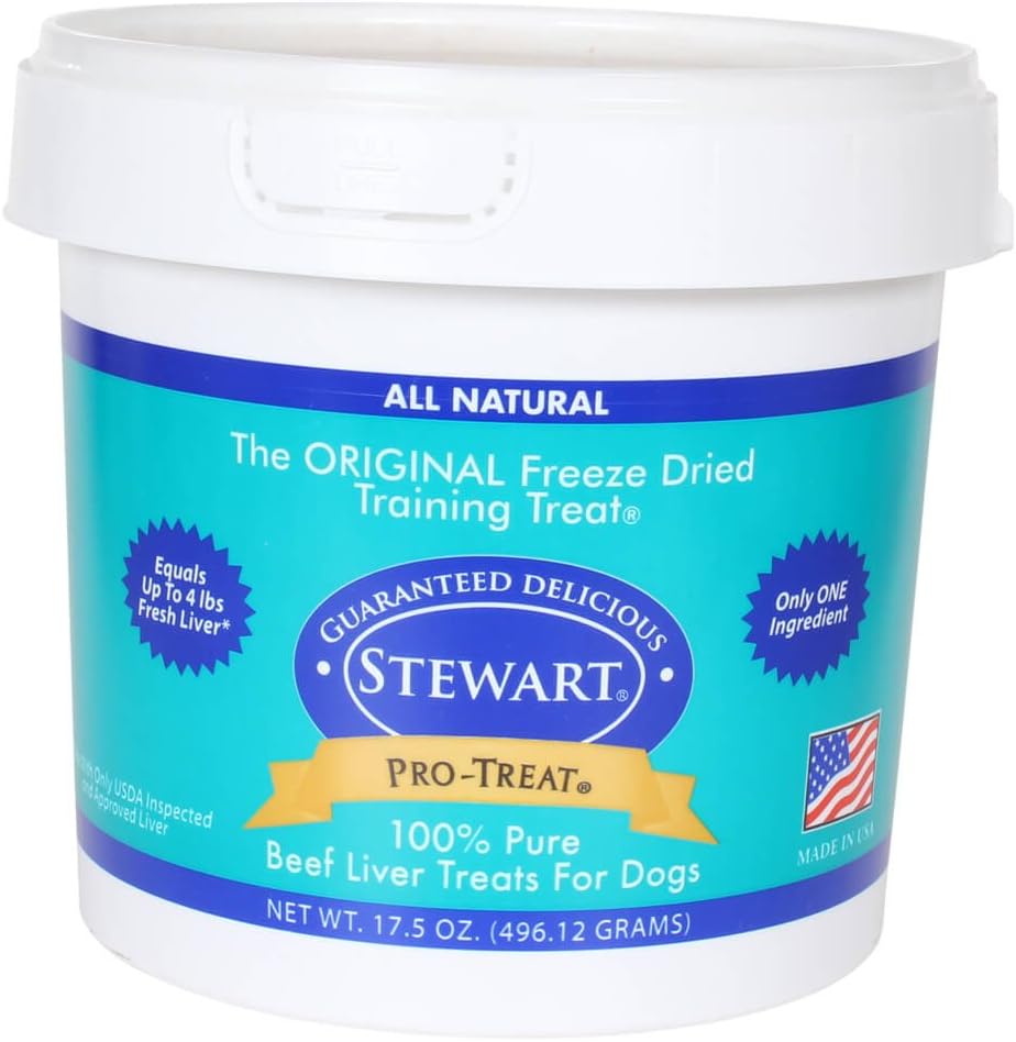 Miracle Pro Treat Freeze Beef Liver Tub, 17.5-Ounce