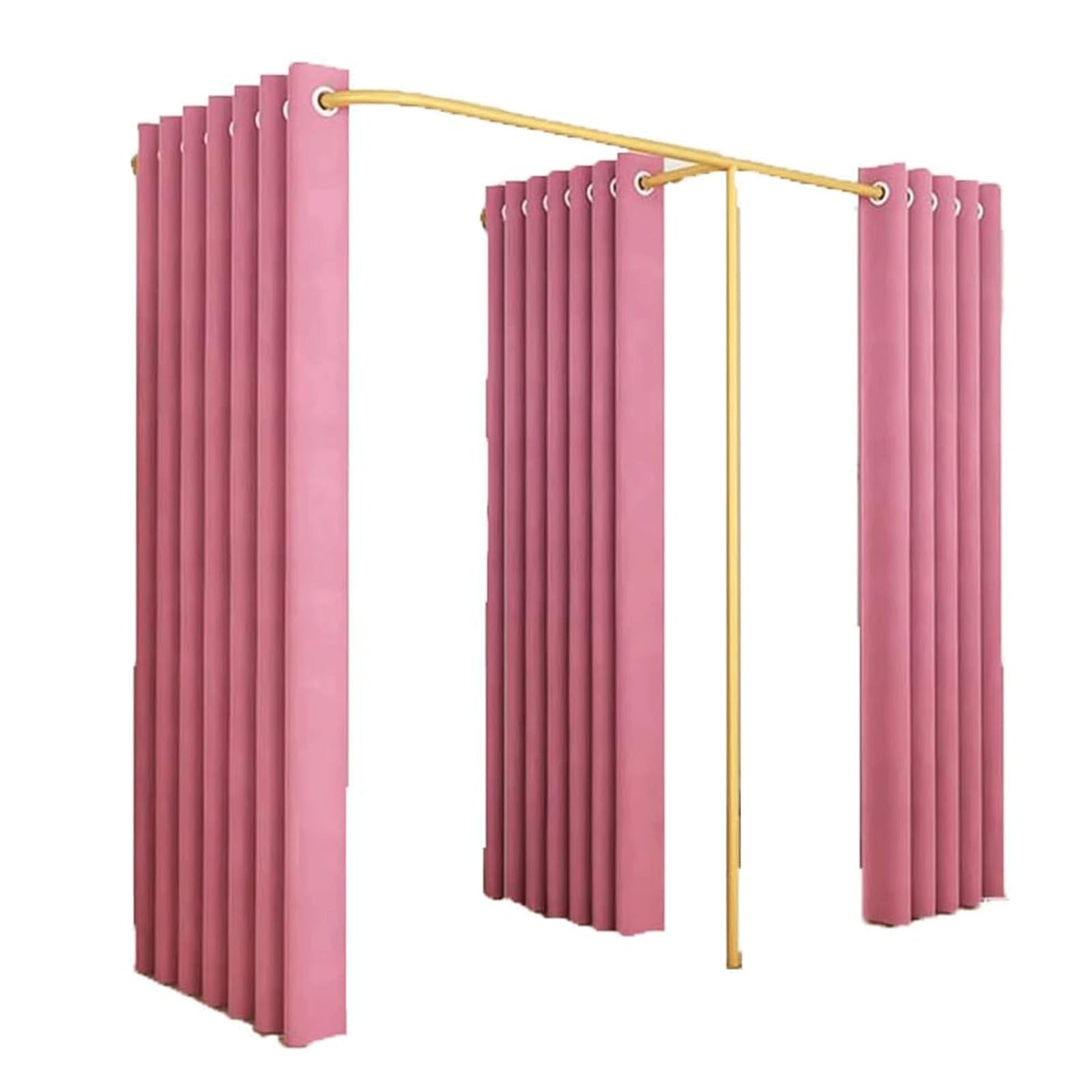 Cabine d'essayage en forme de F : finie la perte de place en magasin