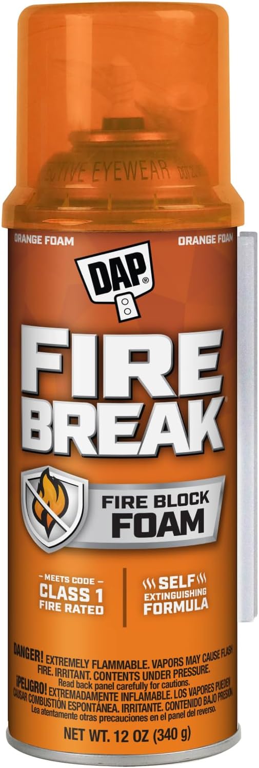 DAP Touch 'n Foam 10012 FireBreak Flame Resistant Sealant, 1