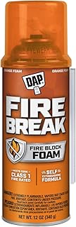 DAP Touch 'n Foam Fire Break Flame Resistant Foam Sealant, 12 oz (7565010012)