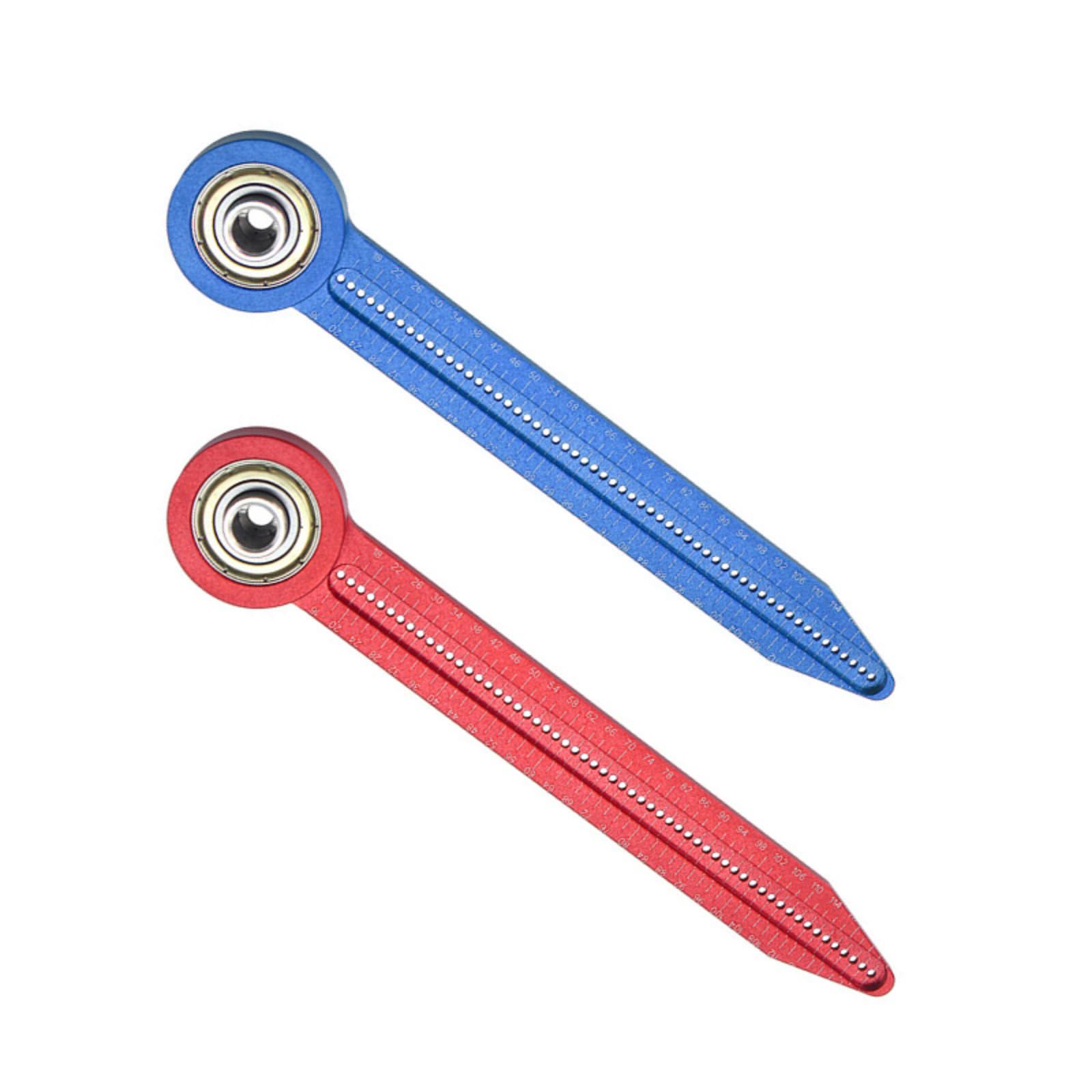 Aqvjd Red Blue Multipurpose Adjustable Circles Maker Perfect For Carpentry Student Architect Woodworking School And Art Applications Accuracy Round Maker