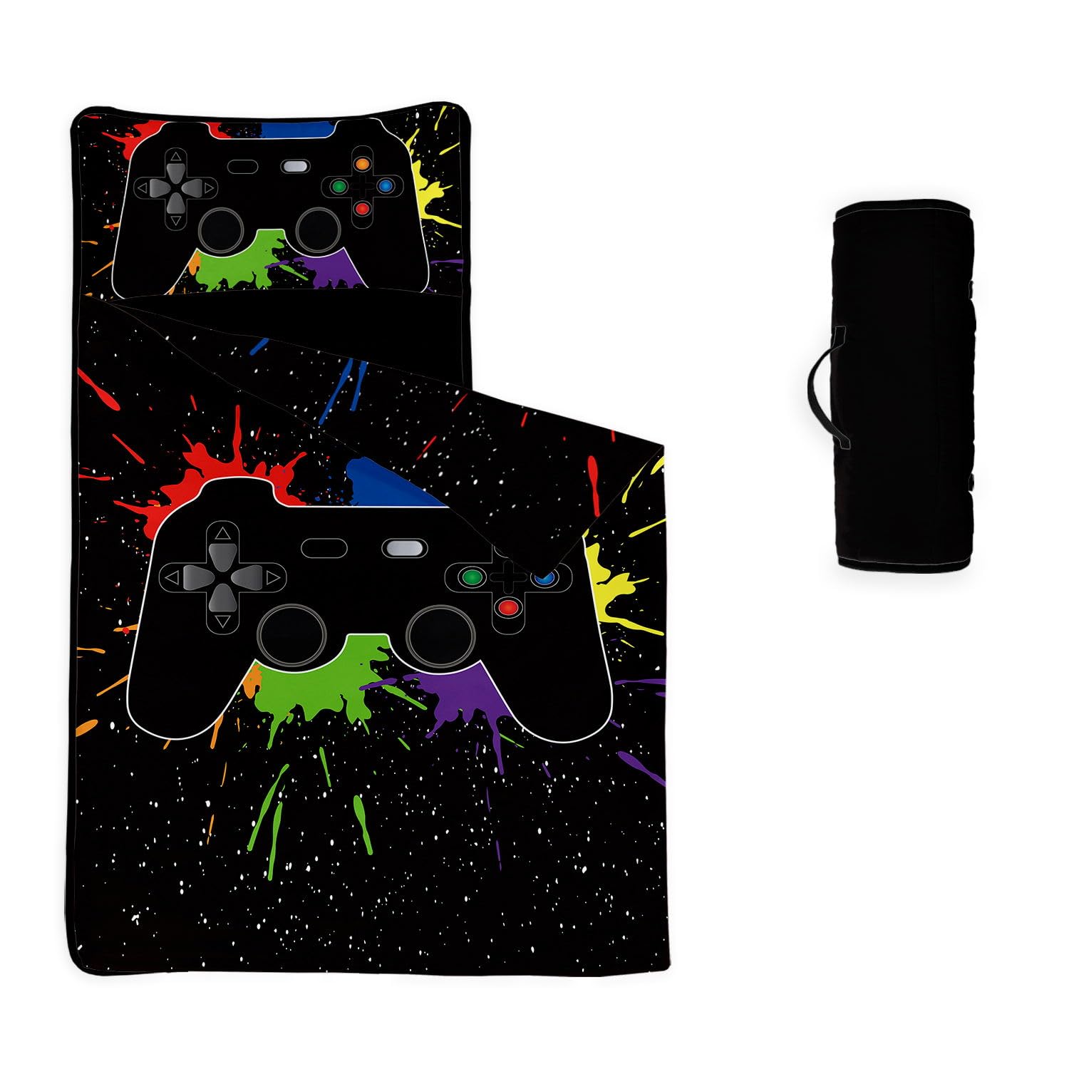 HOSIMA Nap Mat -Gamepad Sleeping Bag with Removable Pillow
