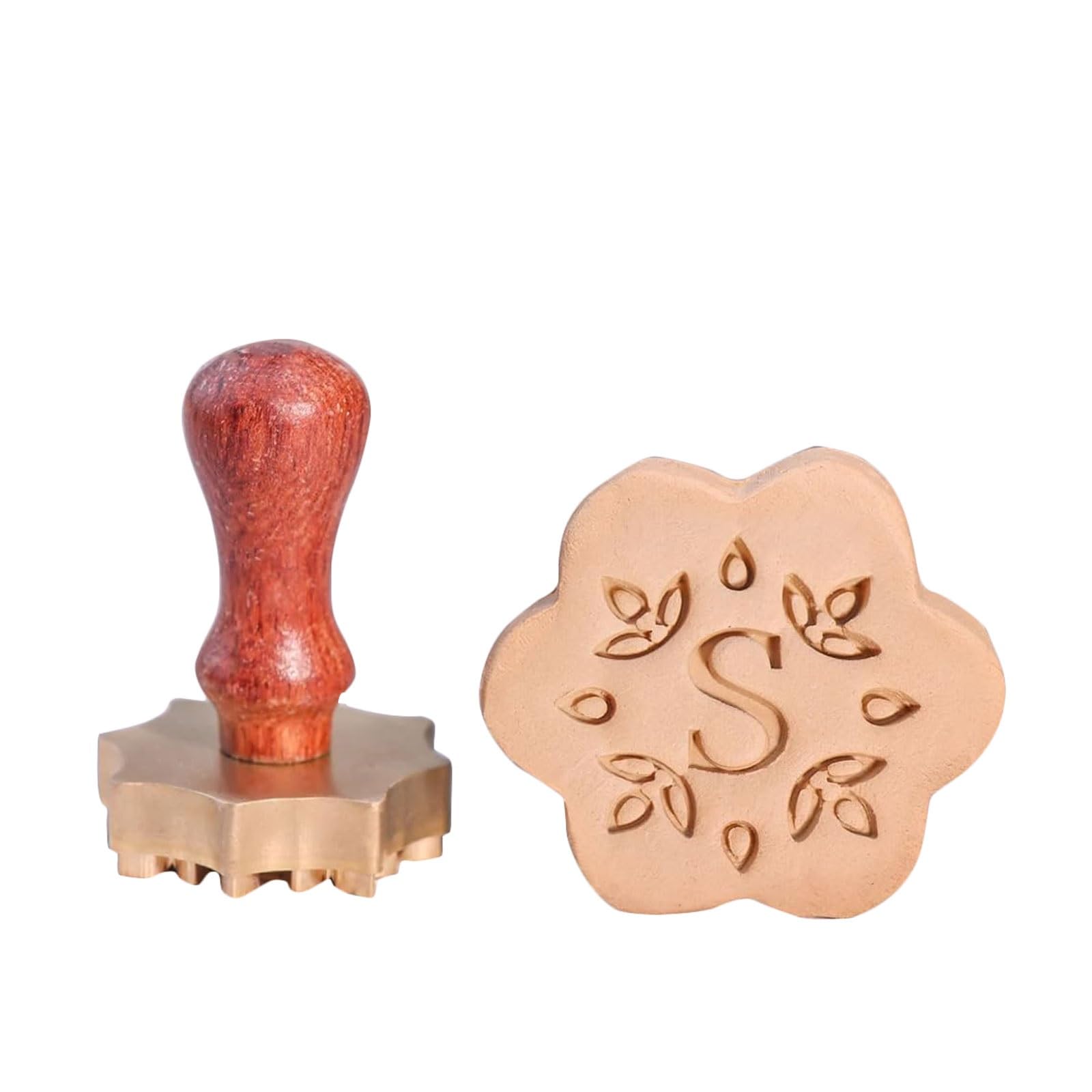 Custom Pottery Stamp Personalized Maker's Mark for Clay and Ceramics Brass Stamp Mold with Your Logo Pottery Tools Signature Stamp(3Inches)