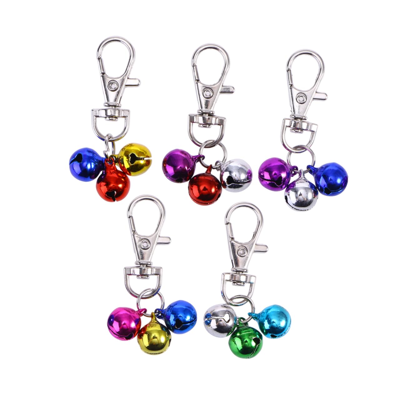 CIYODO Bell for Dog Collar 10pcs Mini Bells Set Pet Dog Collar Versatile for Walking Jogging and Photo Taking Random Color