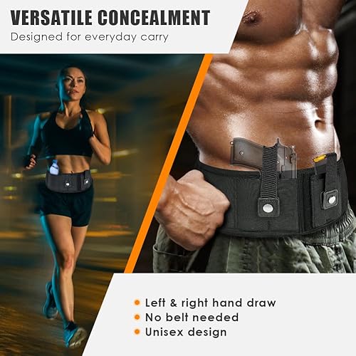 Miniatura 4 de UniqueFire - Funda ajustable para mano izquierda y derecha, universal, impermeable, para pistolapistola, puttee, pierna y muslo, soporte (izquierdo