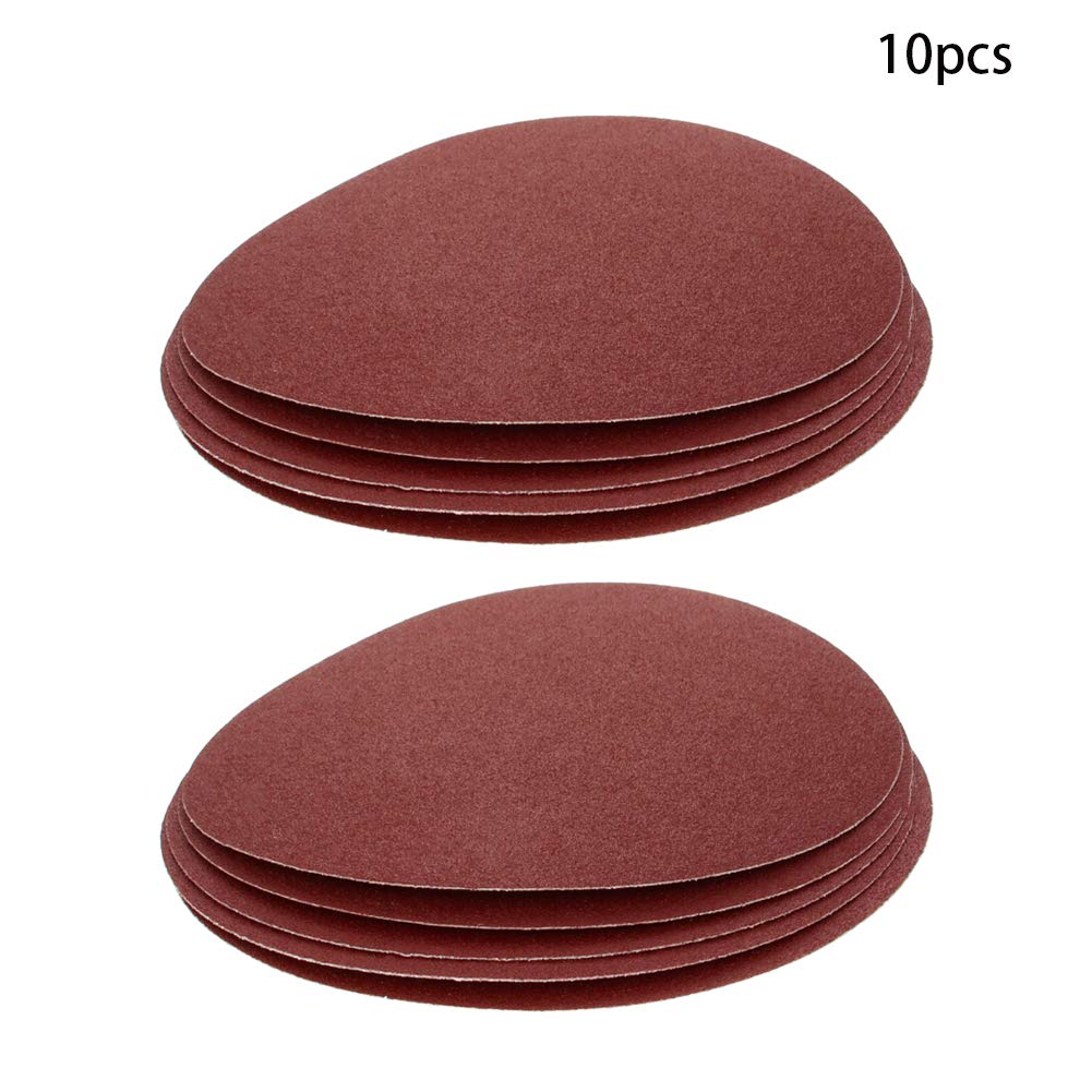 Heyiarbeit 10pcs 9 "225mm Dischi Levigatura 80 Grane Autoadesivo Posteriore Ossido di Alluminio Carta vetrata