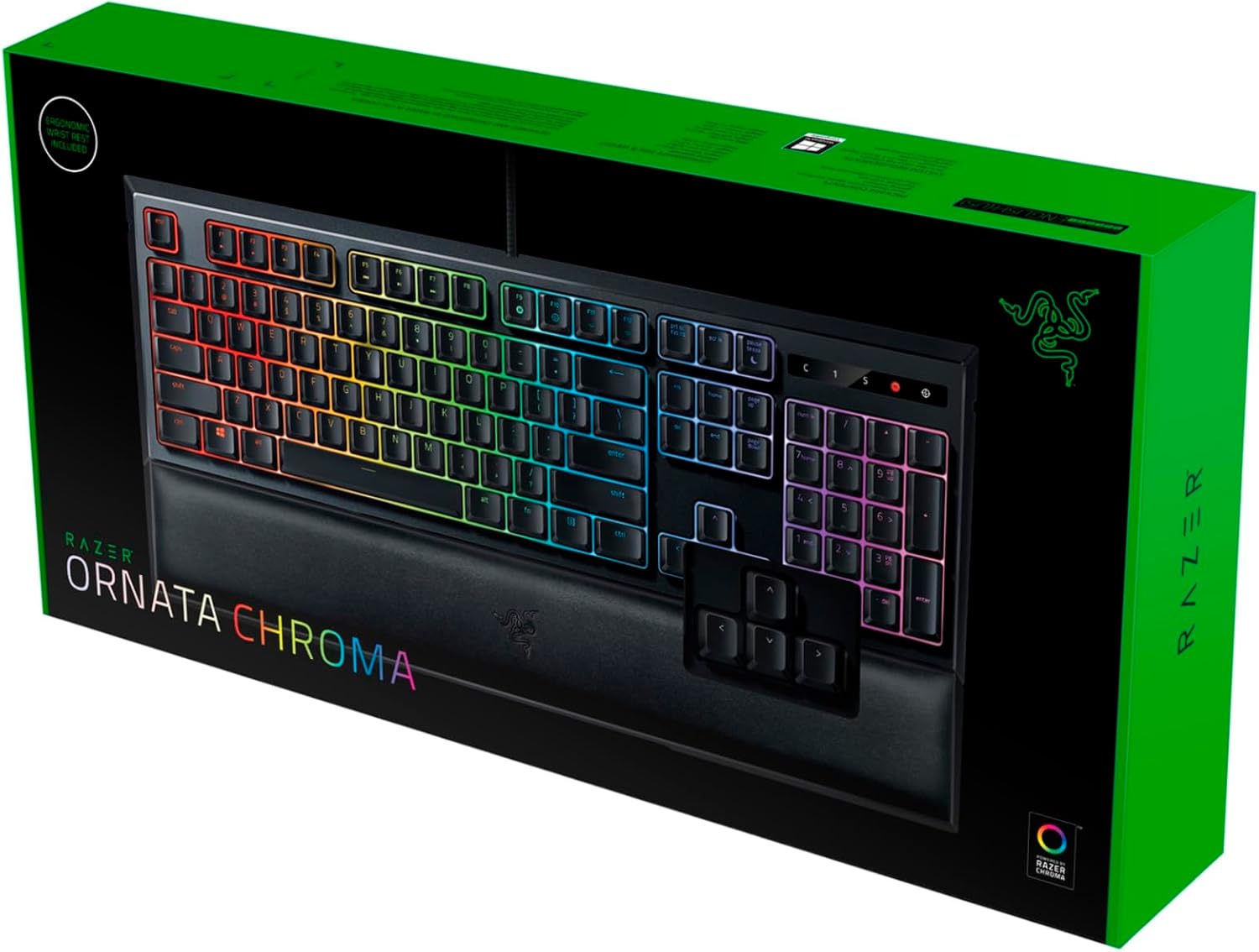 کیبورد مخصوص بازی ریزر مدل Ornata Chroma رنگ مشکی