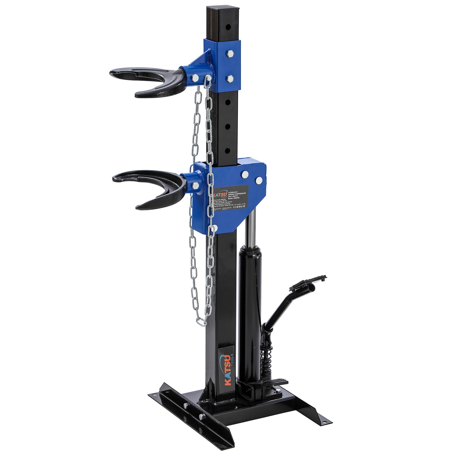 KATSU Tools Compresor Hidráulico de Muelles para Amortiguadores – Capacidad 2200 lbs – Herramienta para Reparación de Coches, Furgonetas y Camiones – 450319