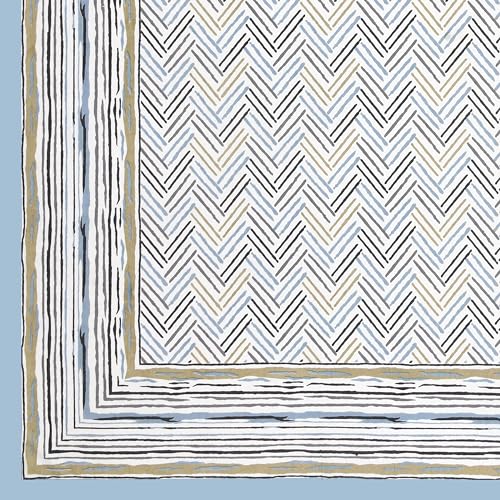 Image of BLOCKS OF INDIA Hand Block Printed 200 TC Cotton Super King Size Bedsheet(106 x 106) (Multi 10)