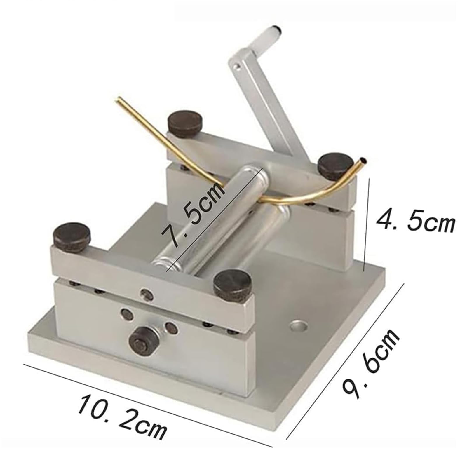 Rouleuse Manuelle pour Tôles Souples, Cintreuse De Tôles en Acier Inoxydable, Largeur Jusqu'à 5 Cm, pour La Fabrication De Bijoux