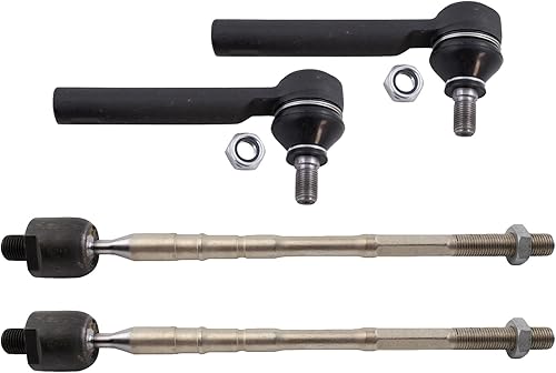 Vista 222 de TRQ - Juego de barras de acoplamiento delanteras interiores y exteriores