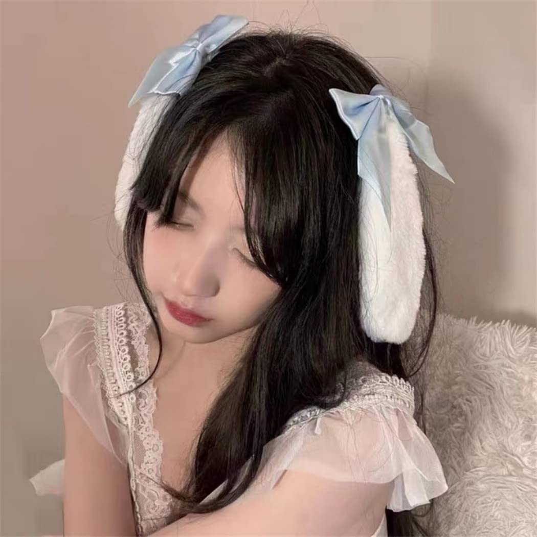 Amazon.co.jp: HappyHome うさぎ耳 リボン ヘアアクセサリー ヘアピン 