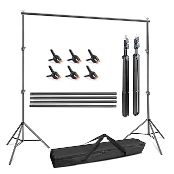 伸縮タイプ大型背景スタンド幅3.1m高2.8m収納バック付 WEIMALL 背景スタンド ワイドタイプ 撮影用 高さ調整可能 伸縮