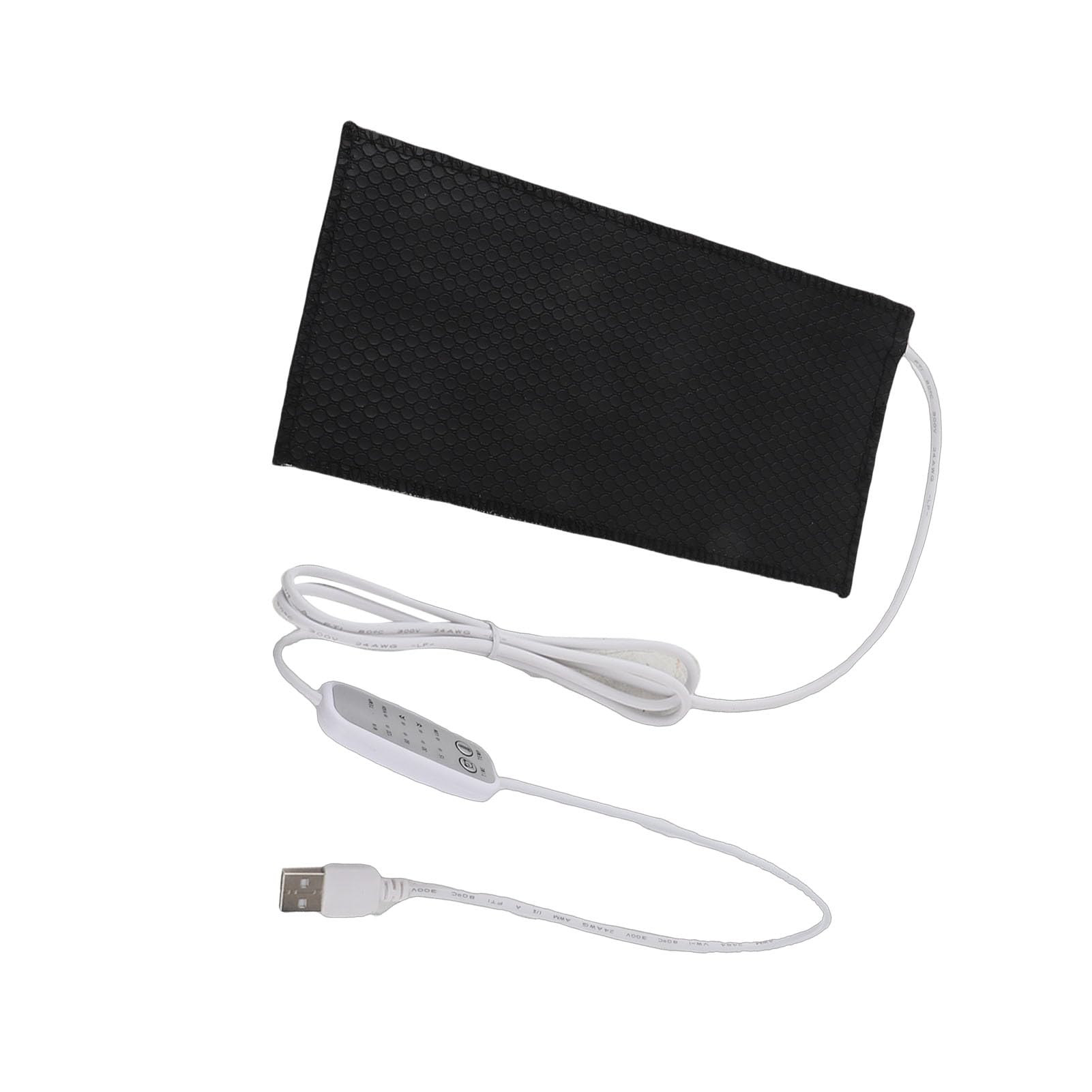 Ejoyous Podkładka Grzewcza z regulacją Temperatury Podkładka Grzewcza z PVC, USB Od 68 do 104 Stopni Fahrenheita 4 Biegi DC 5 V Wodoodporna Elastyczna na szyję, Plecy, Talia, Brzuch, Poduszka do