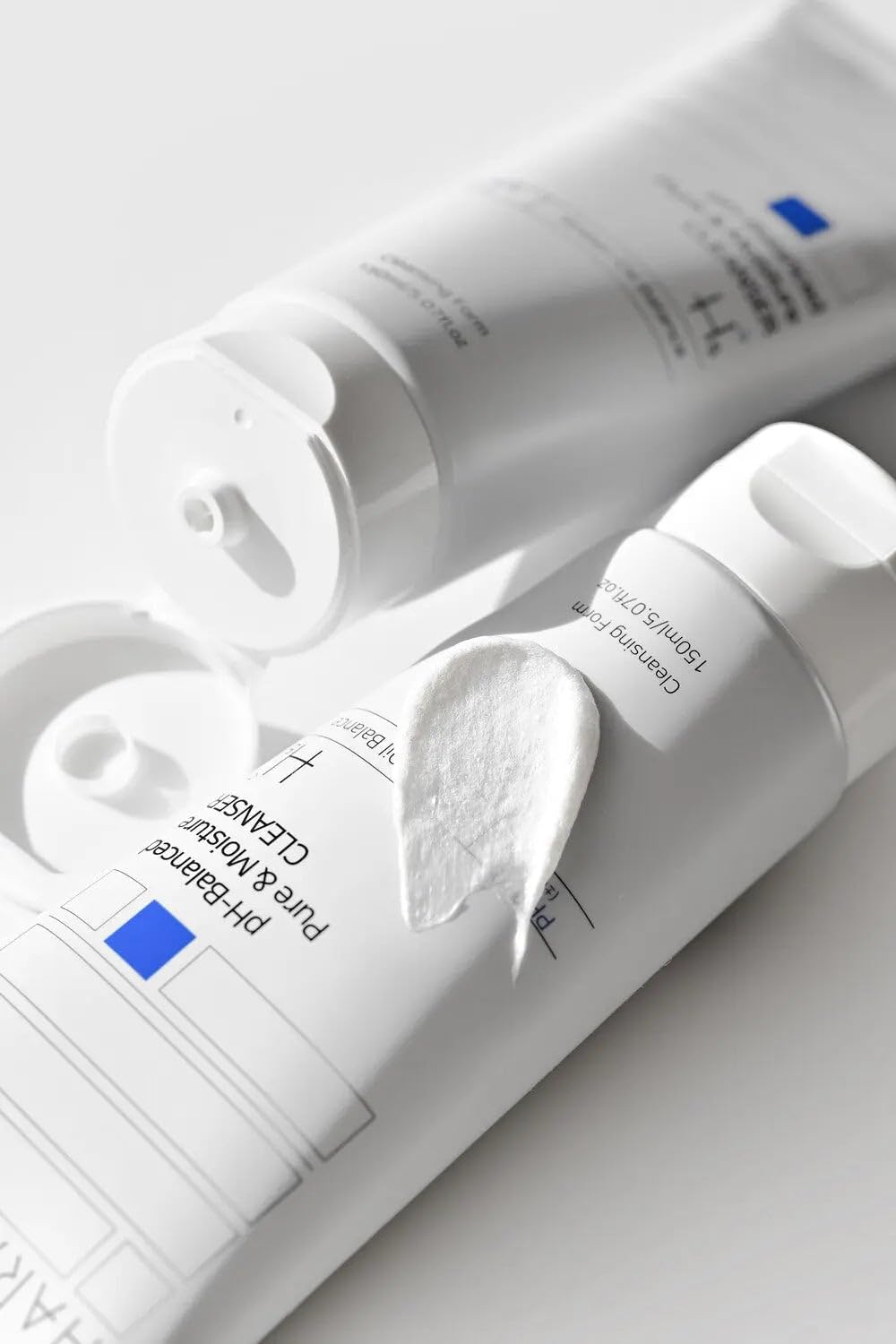 Pure Moisture Cleanser - Barrier Building Korean Face Wash - Gently Purifies, Exfoliates & Hydrates with CICA, HA, and Betaine - Vegan, EWG Verified Antiaging Formula