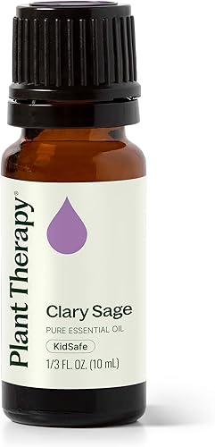 Plant Therapy Aceite esencial de salvia 100 % puro, concentrado, de grado terapéutico.