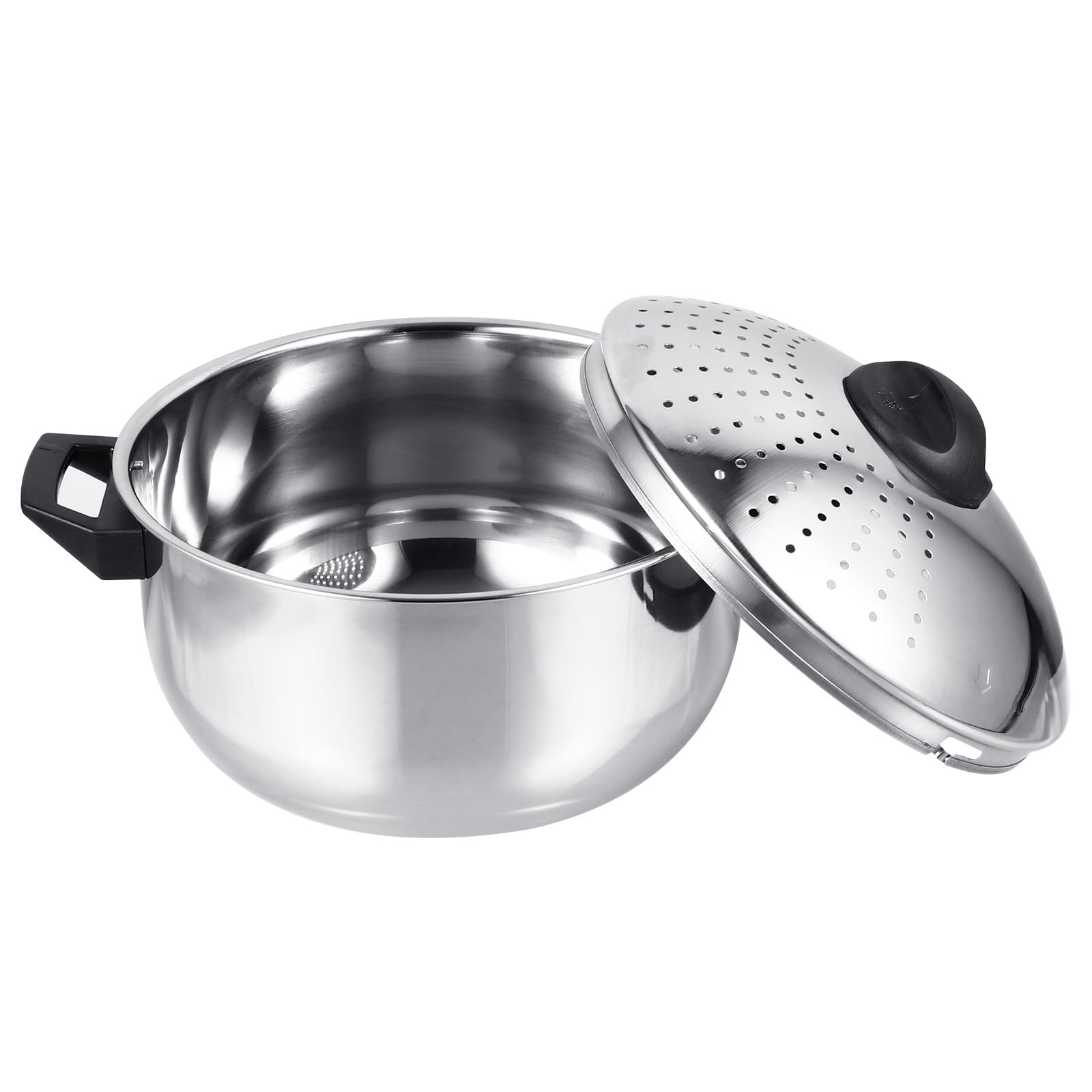 Casserole Antiadhésive 24 CM Marmite à Nouilles Légère Evite les Brûlures