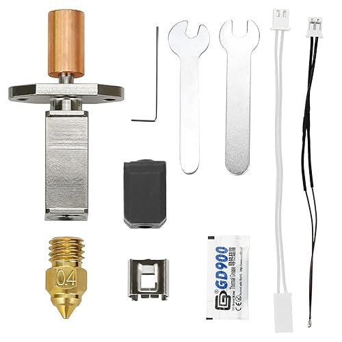 Para Sprite Extrusora Impresora 3D Creality K1 K1 Max Xirbbo Actualizado All Metal Ceramic Hotend Kit de bloque de calentador de repuesto, con