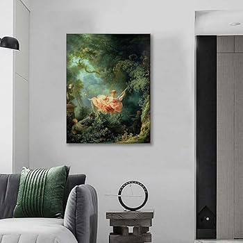 Amazon.co.jp: ジャン・オノレ・フラゴナールのぶらんこアートポスター